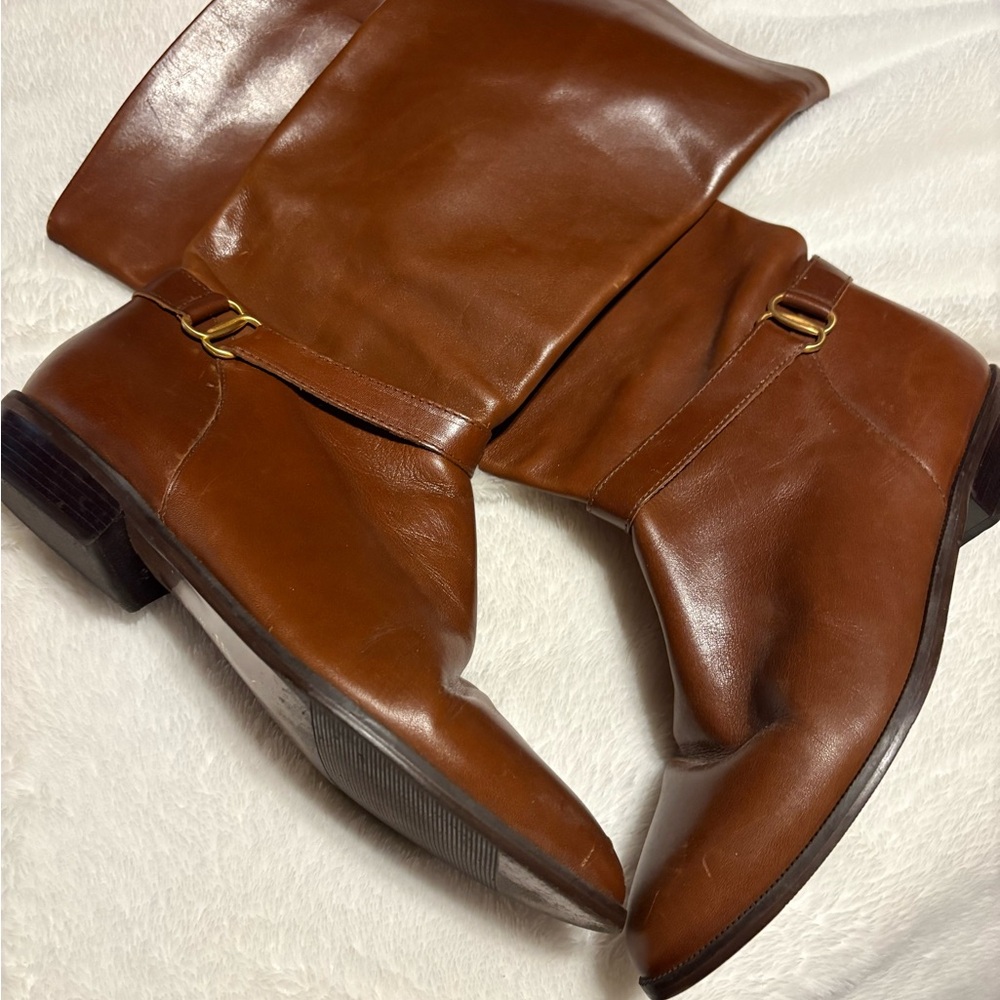 Etienne Aigner Brown Heeled Boots